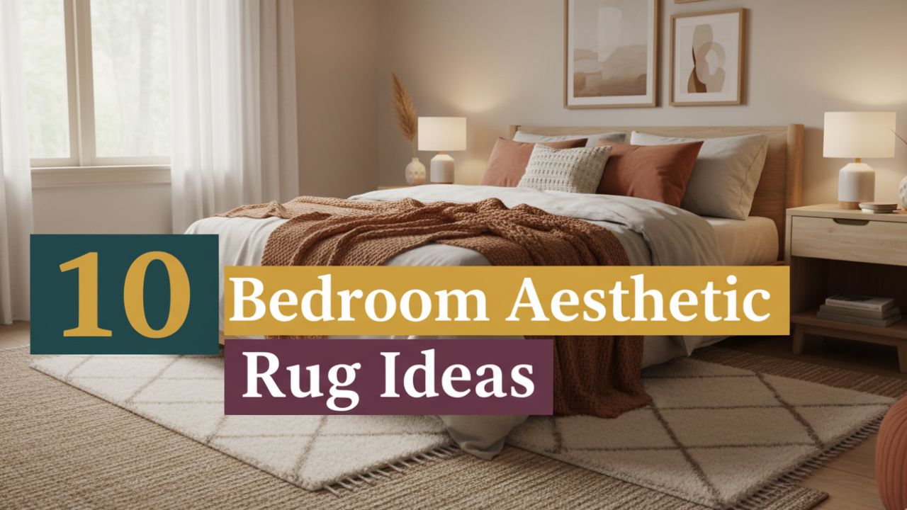10 Bedroom Aesthetic Rug Ideas for a Cozy, Stylish Makeover