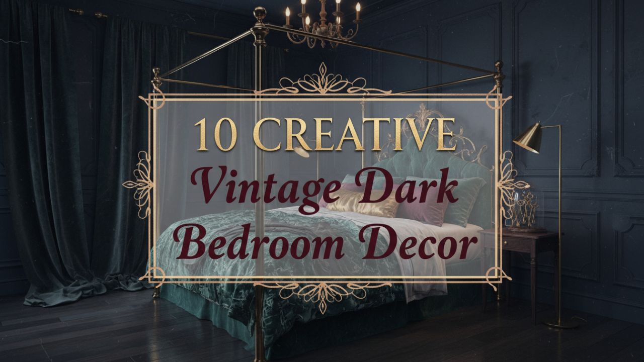 10 Creative Vintage Dark Bedroom Decor Ideas for Every Style