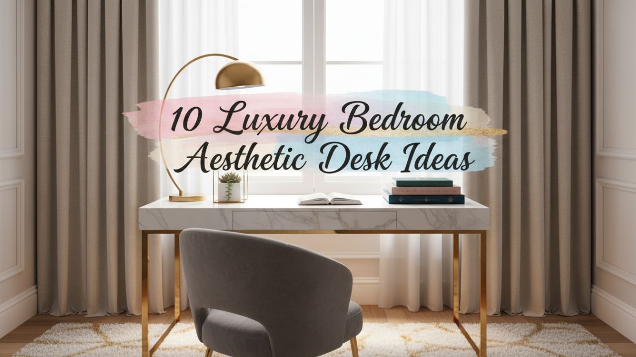 10 Luxury Bedroom Desk Ideas for a High-End Aesthetic