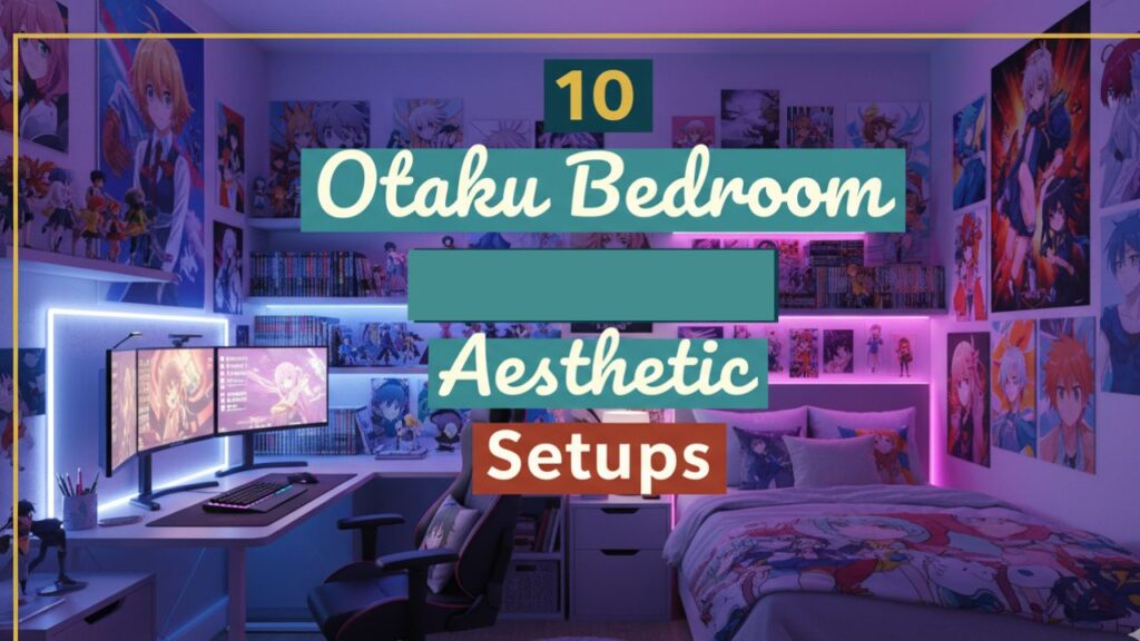 10 Otaku Bedroom Aesthetic Setups for Small Rooms