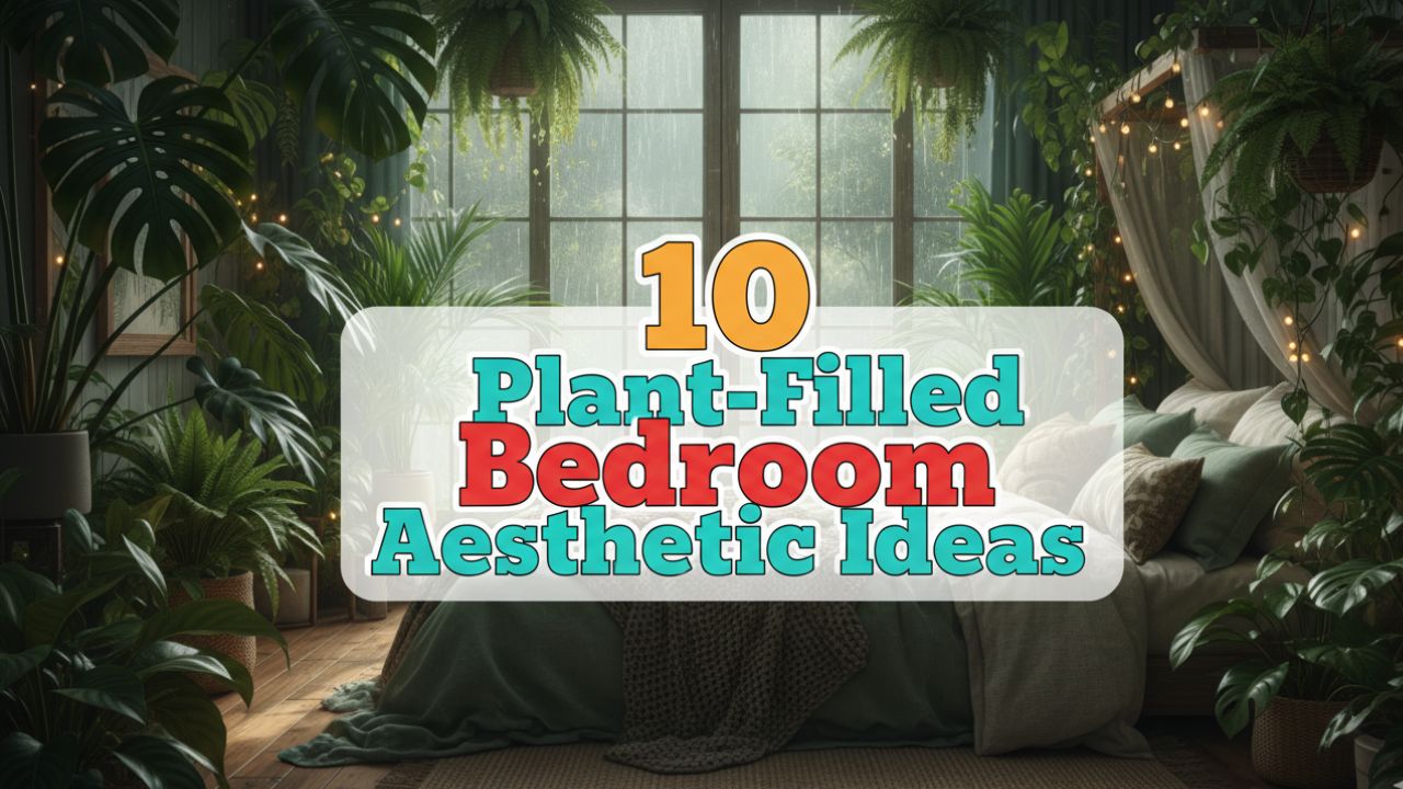 10 Plant-Filled Bedroom Aesthetic Rain Ideas You’ll Love