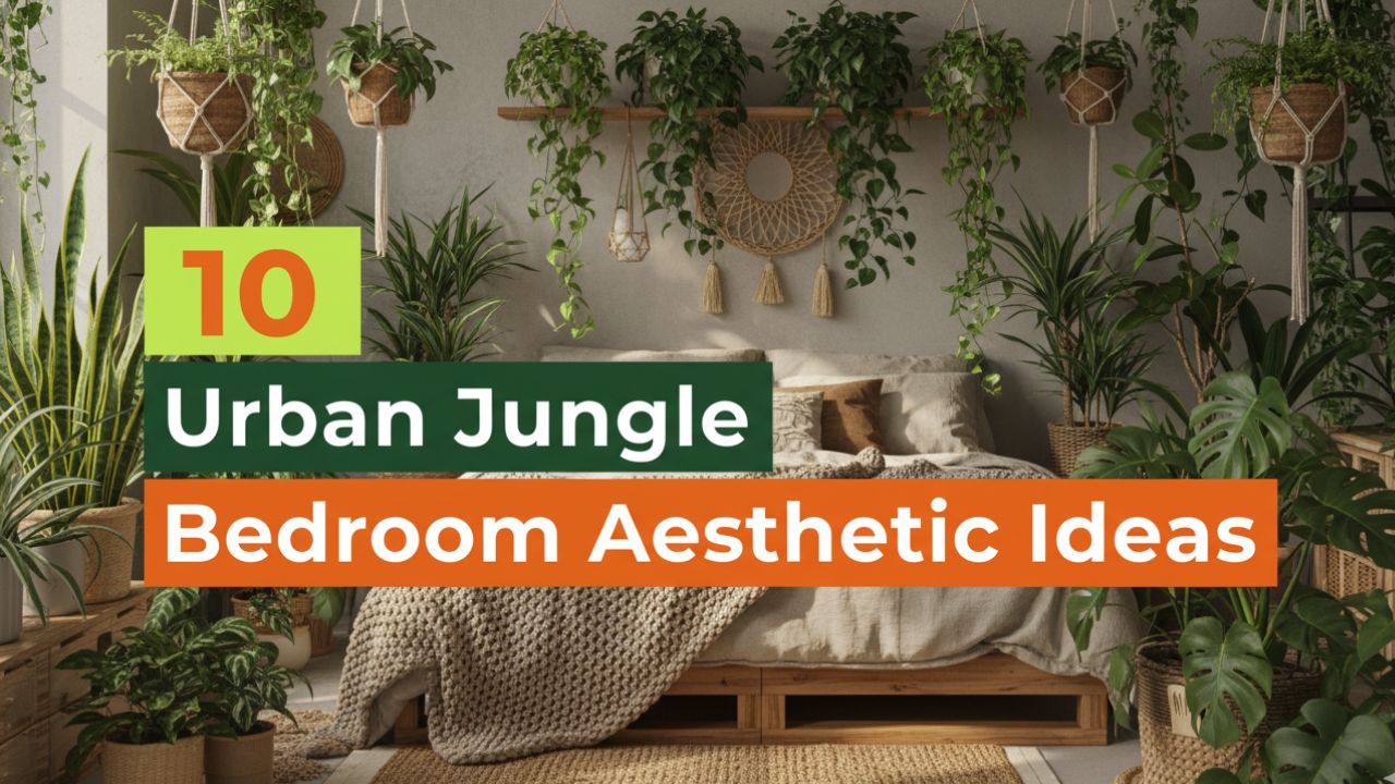 10 Urban Jungle Bedroom Aesthetic Ideas Inspiration for Nature Lovers