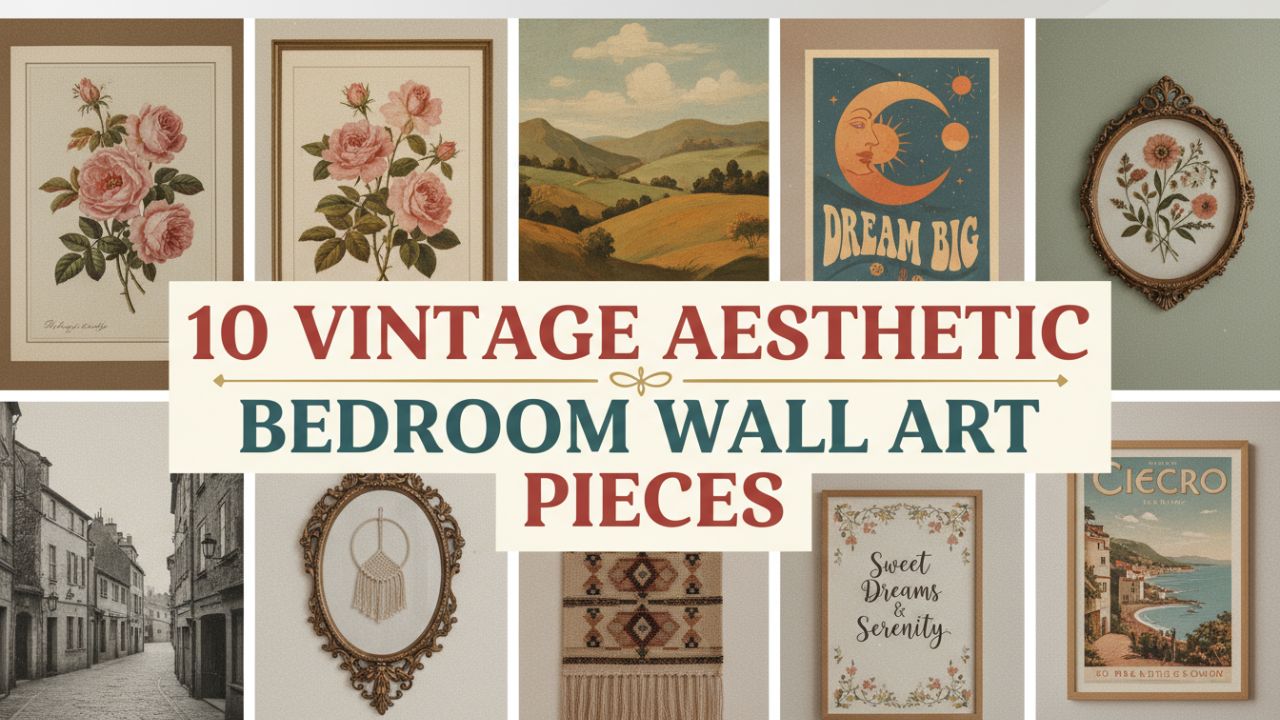 10 Vintage Aesthetic Bedroom Wall Art Pieces You Won't Want to Miss