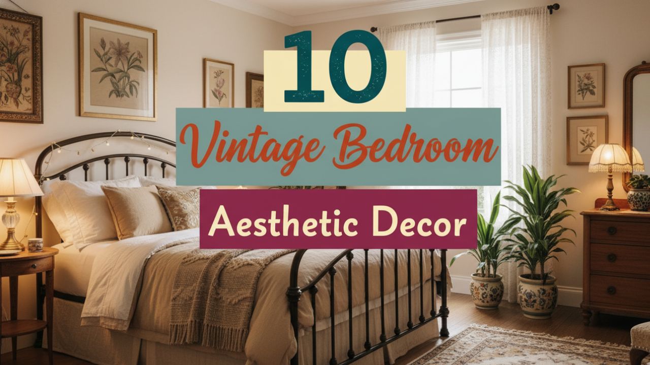 10 Vintage Bedroom Aesthetic Horizontal Decor for a Timeless Feel
