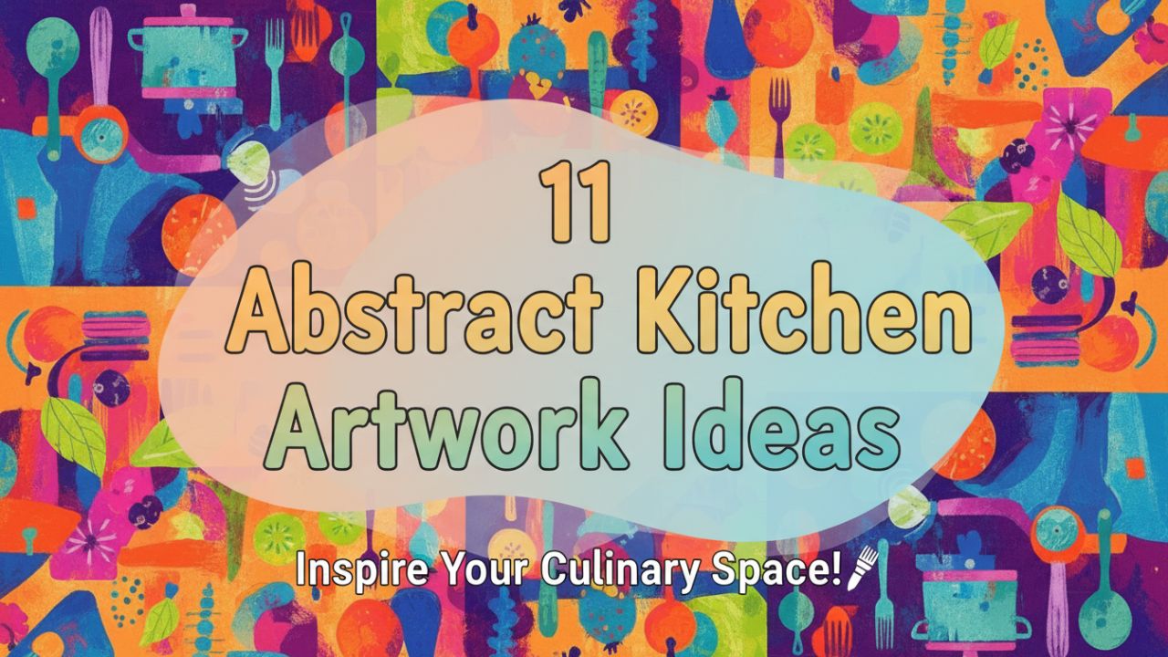 11 Abstract Kitchen Artwork Ideas for a Modern Touch