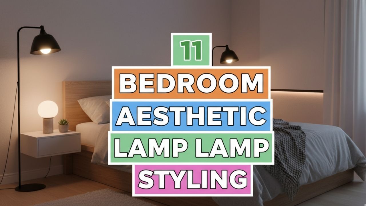 11 Bedroom Aesthetic Lamp Styling for Modern Homes
