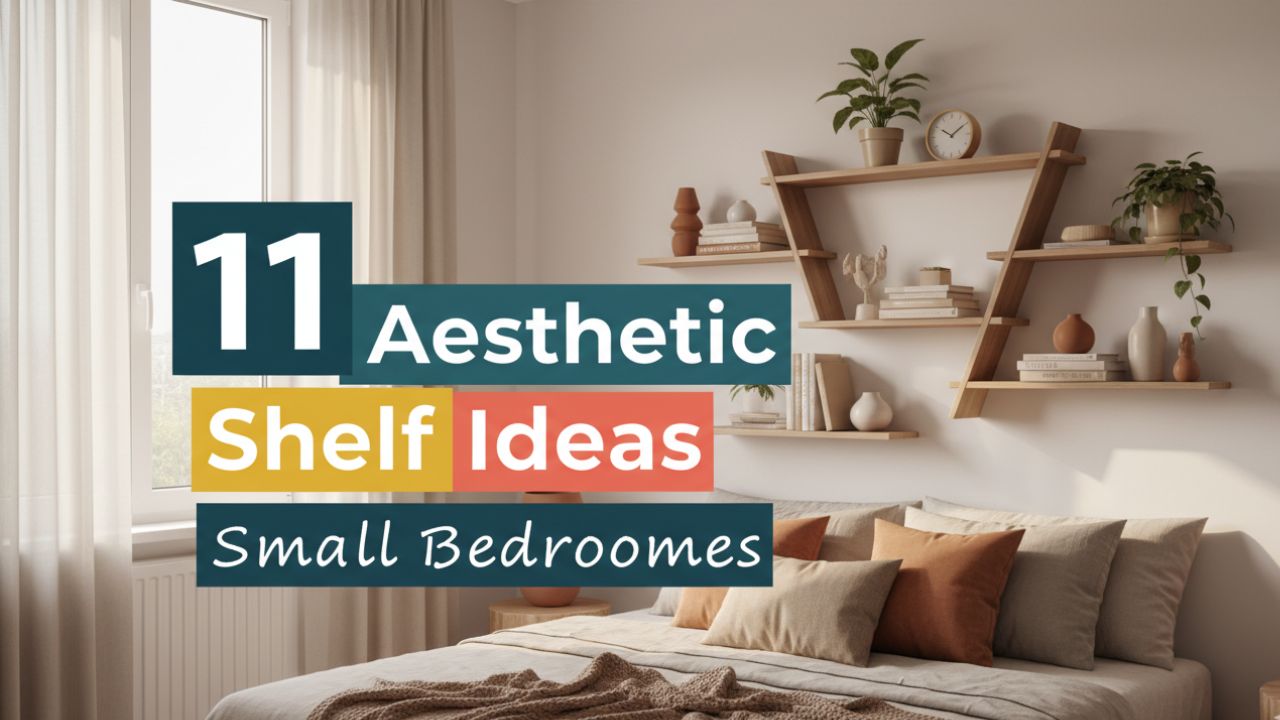 11 Bedroom Aesthetic Shelf Ideas for Small Rooms & Apartments