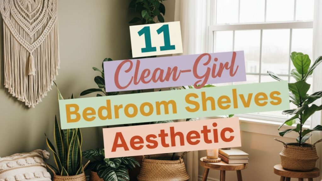 11 Clean-Girl Bedroom Shelves Aesthetics for a Peaceful Space