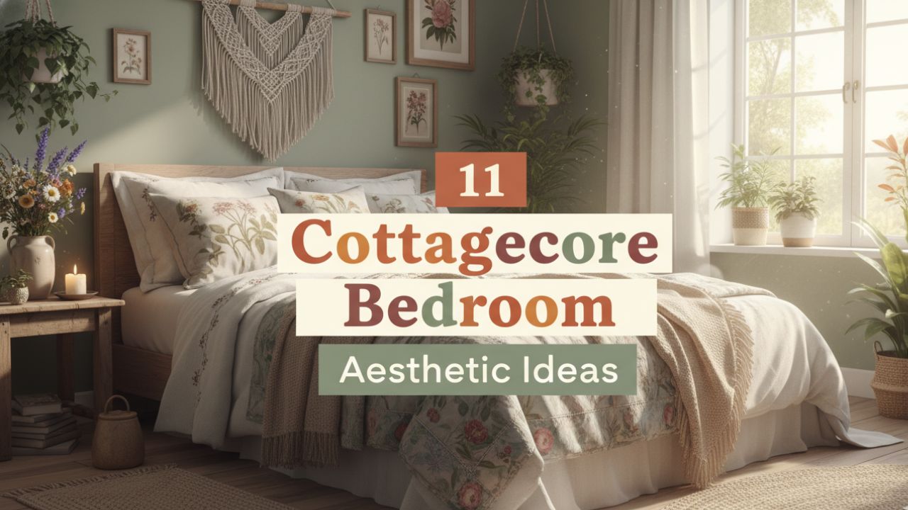 11 Cottagecore Bedroom Aesthetic Ideas for Cozy, Nature-Inspired Rooms