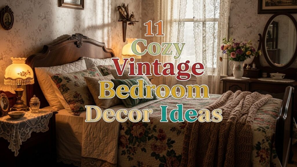 11 Cozy Vintage Bedroom Decor Ideas for a Nostalgic, Relaxing Space