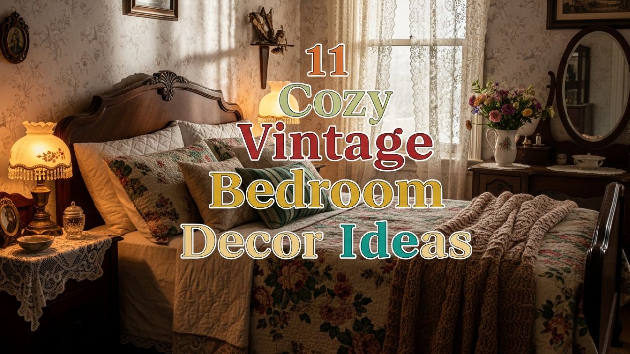 11 Cozy Vintage Bedroom Decor Ideas for a Nostalgic, Relaxing Space