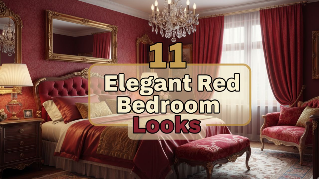 11 Elegant Red Bedroom Aesthetic Looks for a Timeless Vibe