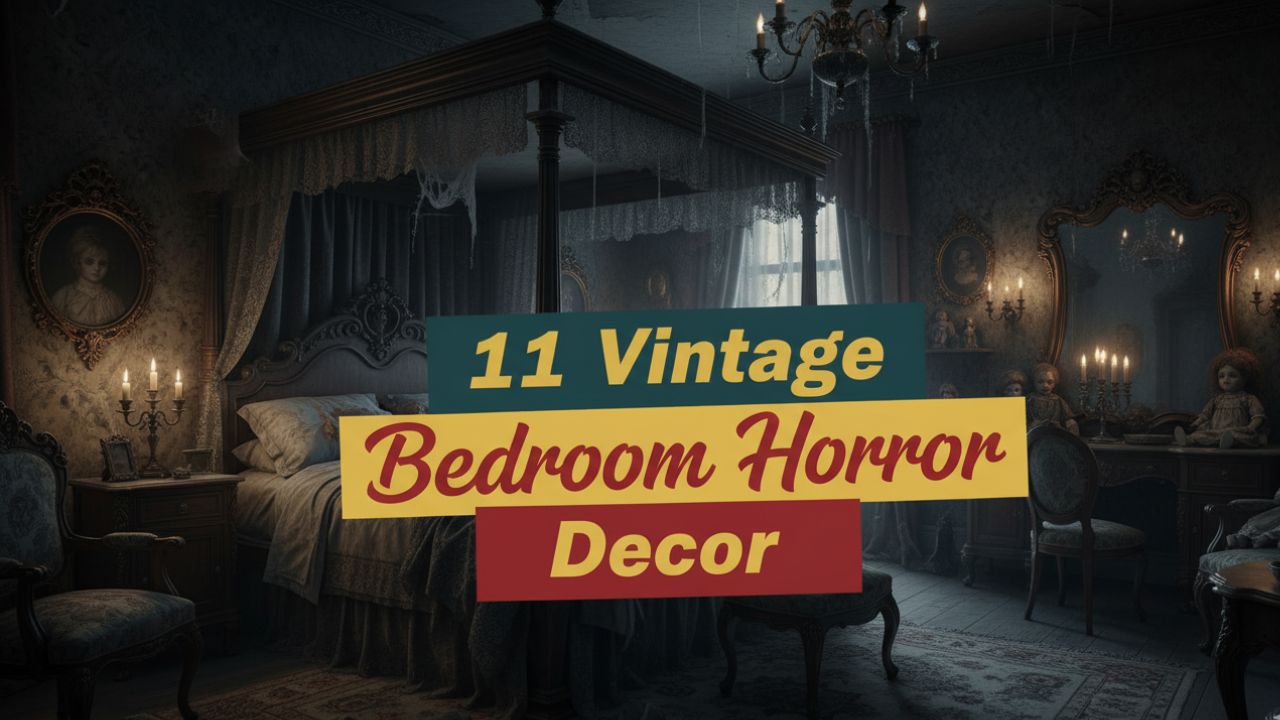 11 Vintage Bedroom Aesthetic Horror Decor