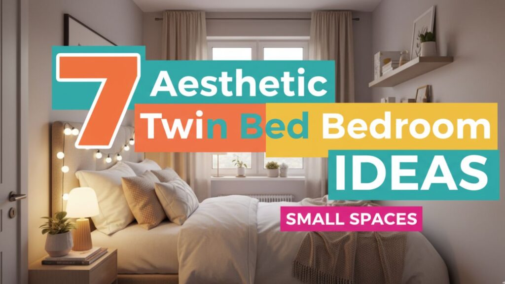 7 Aesthetic Twin Bed Bedroom Ideas for Small & Cozy Spaces
