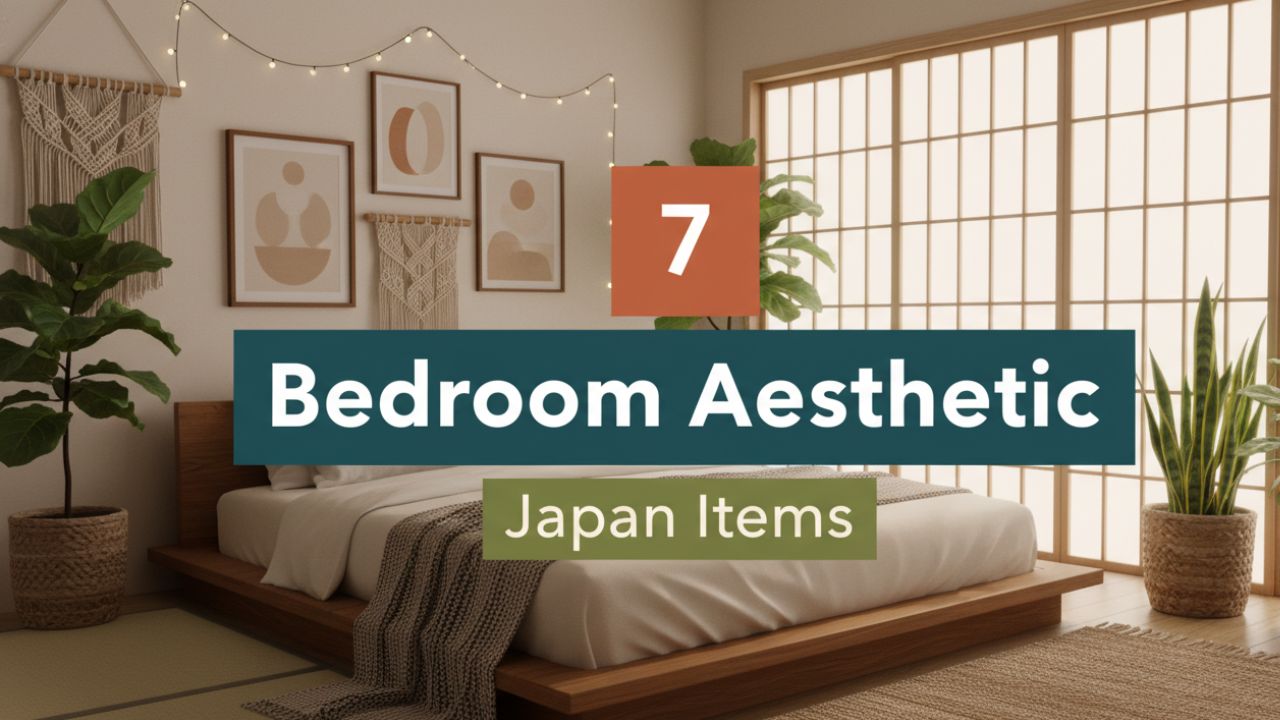 7 Bedroom Aesthetic Japan Items with a Boho Japanese Twist