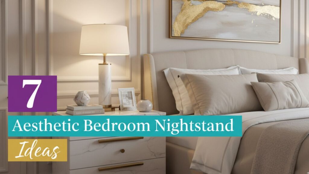 7 Bedroom Aesthetic Nightstand Ideas That Look Expensive