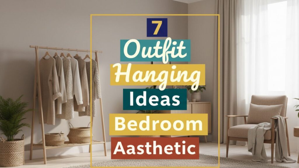 7 Bedroom Aesthetic Outfit Hanging Ideas for Daily Looks