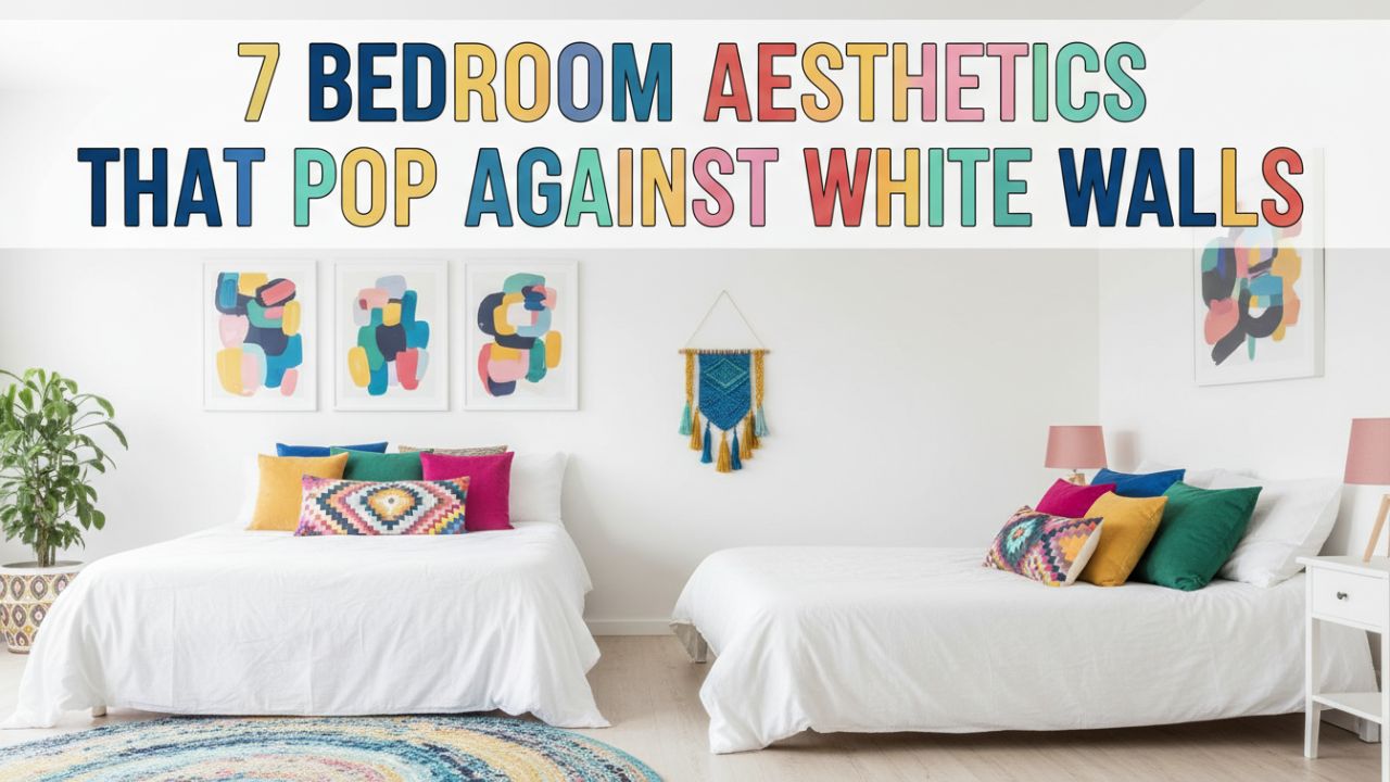 7 Bedroom Aesthetics That Pop Against White Walls