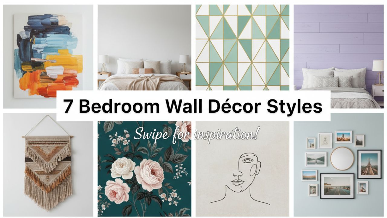 7 Bedroom Wall Décor Styles You Must Try