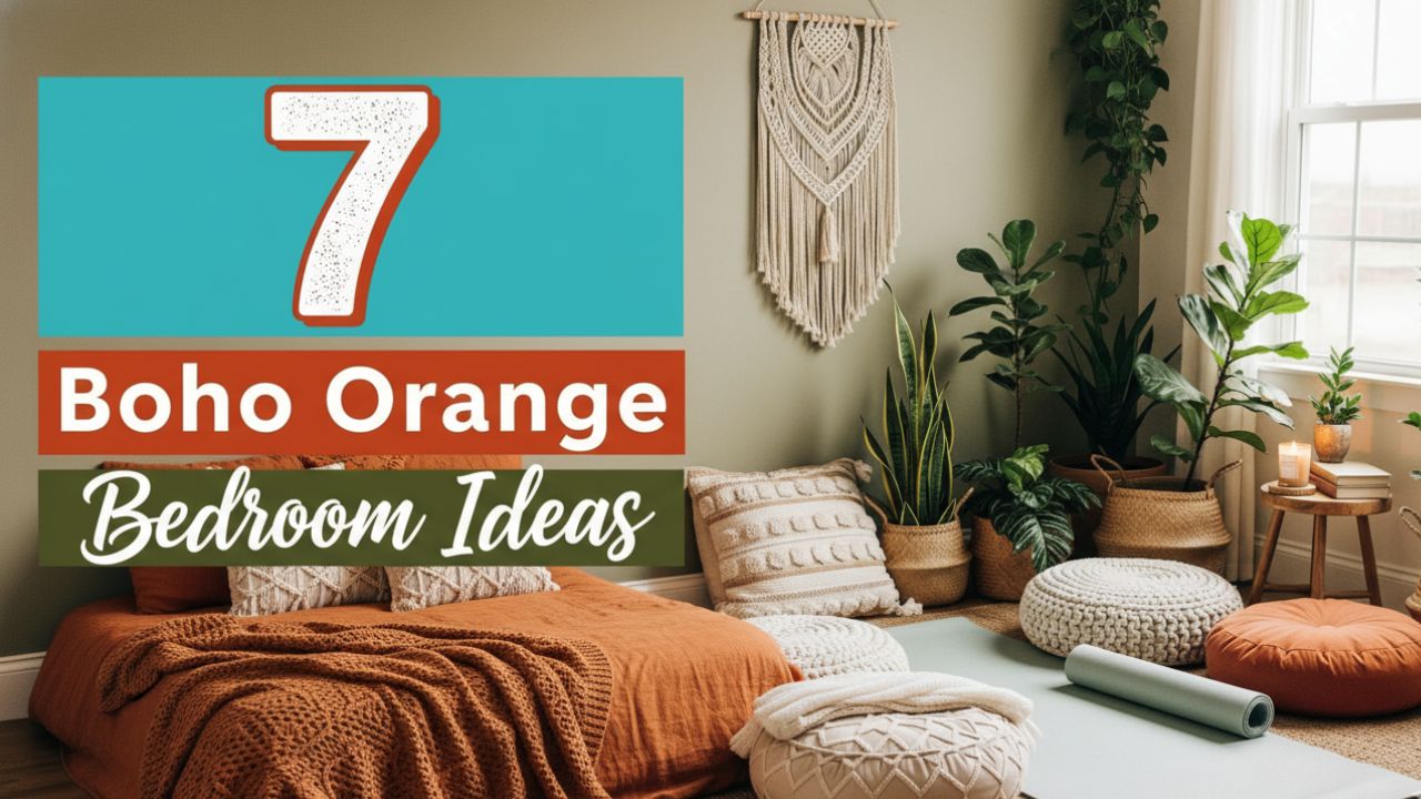 7 Boho Orange Bedroom Ideas for a Warm Earthy Look
