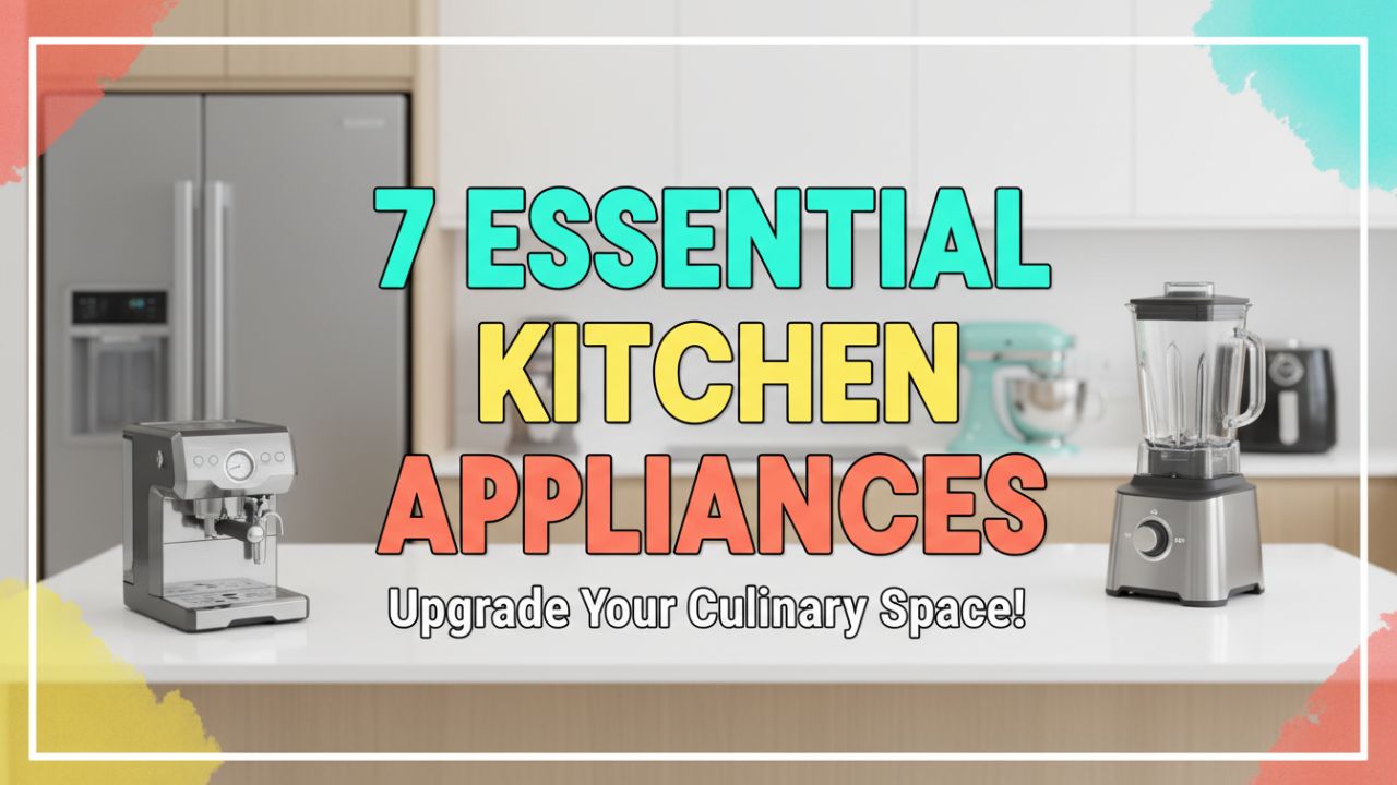 7 Essential Kitchen Appliances for a Well-Equipped Home