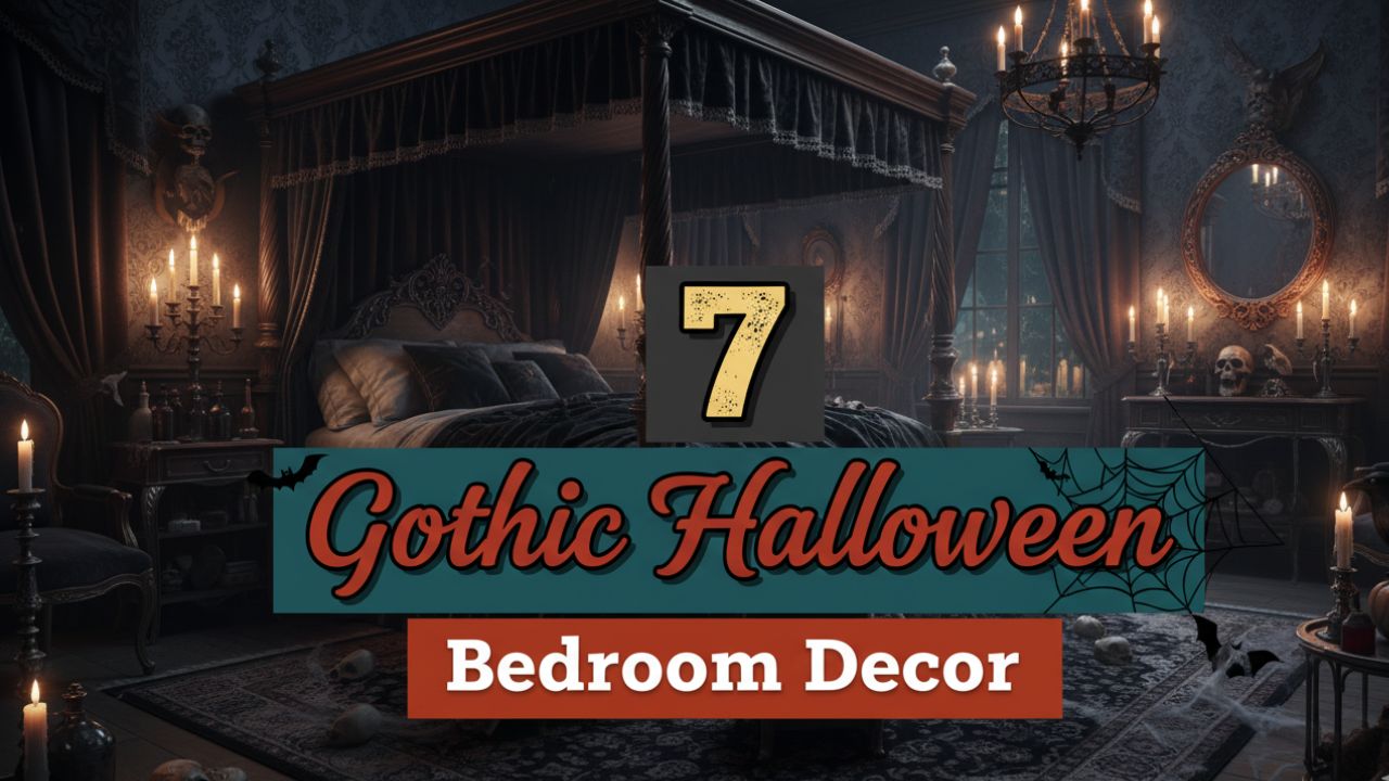 7 Gothic Bedroom Aesthetic Halloween Decor Must-Haves