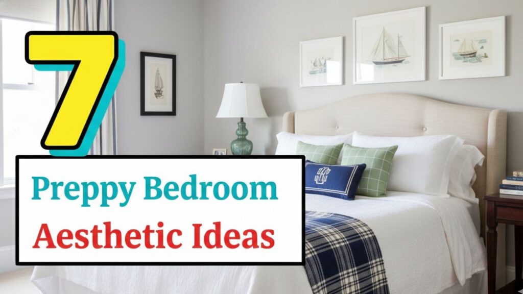 7 Preppy Bedroom Aesthetic Ideas for a Clean, Polished Vibe
