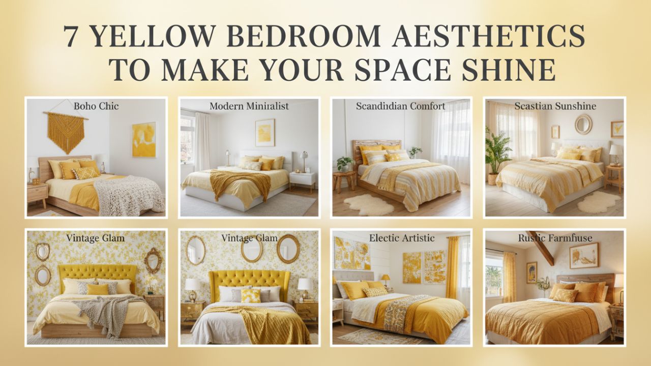 7 Yellow Bedroom Aesthetics That Will Make Your Space Shine