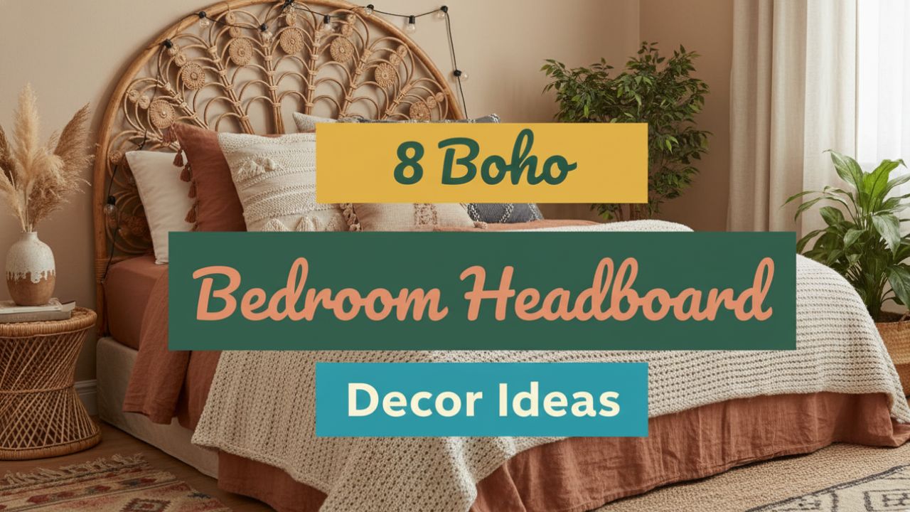 8 Boho Bedroom Aesthetic Headboard Decor Ideas
