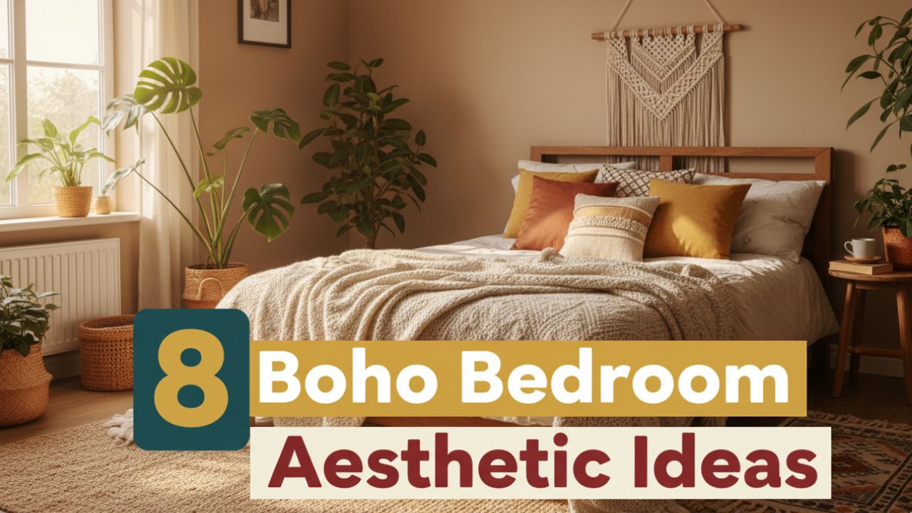 8 Boho Bedroom Aesthetic Ideas for Small Rooms