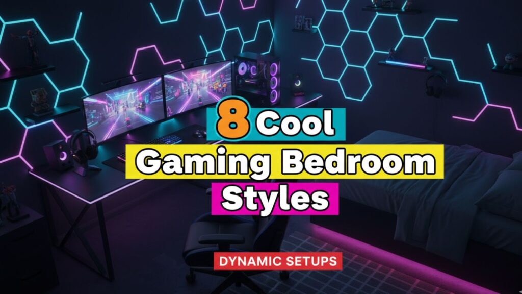 8 Cool Gaming Bedroom Aesthetic Styles for Teen Boys