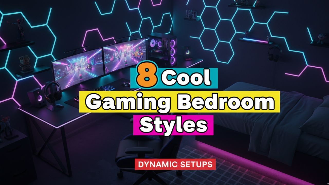 8 Cool Gaming Bedroom Aesthetic Styles for Teen Boys