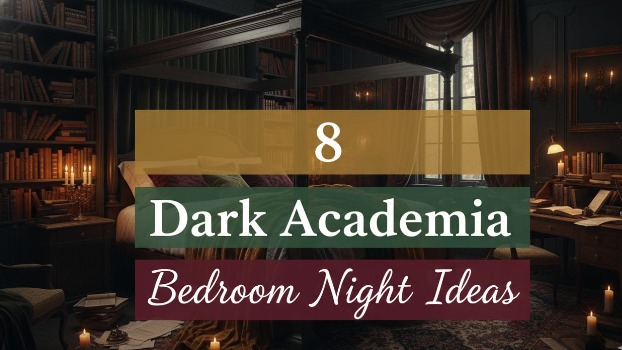 8 Dark Academia Bedroom Night Aesthetic Ideas for Couples