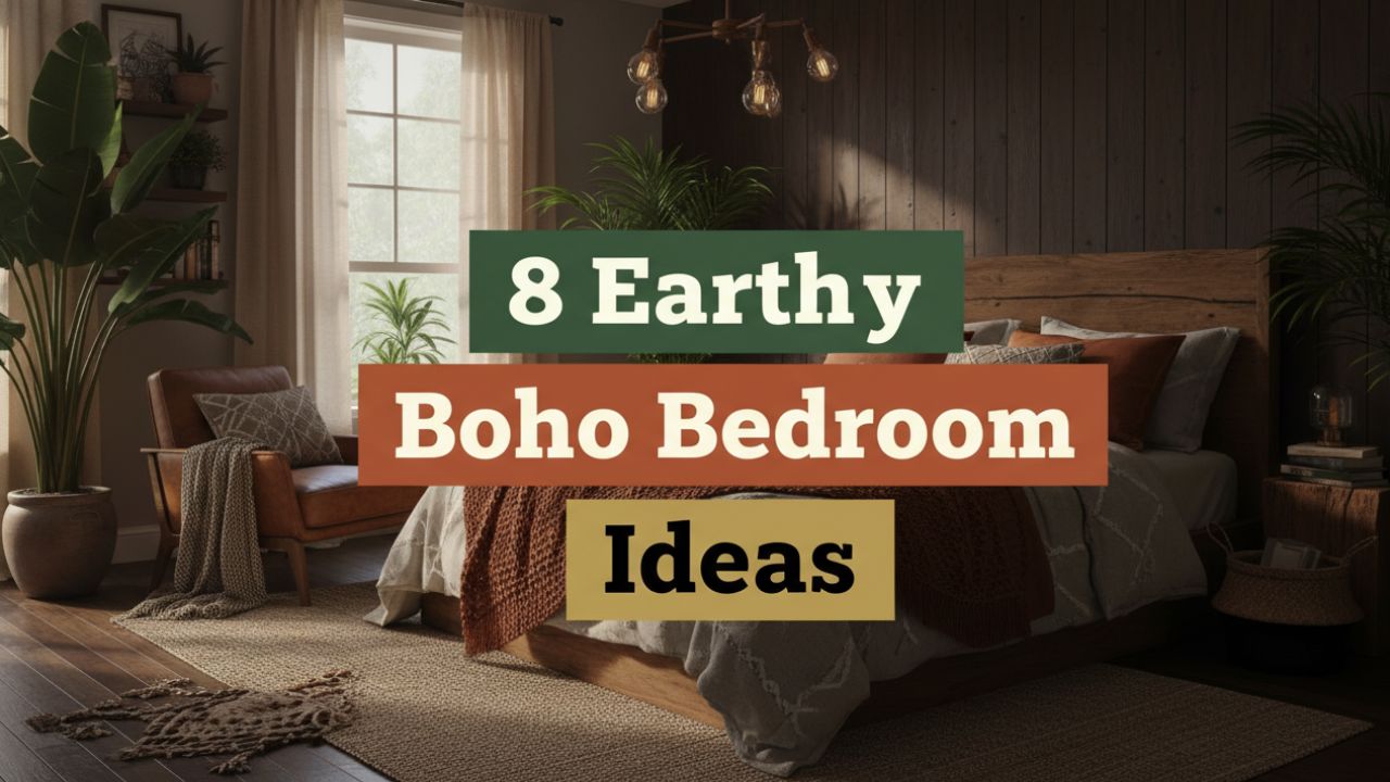 8 Earthy Boho Bedroom Aesthetic Ideas for Men