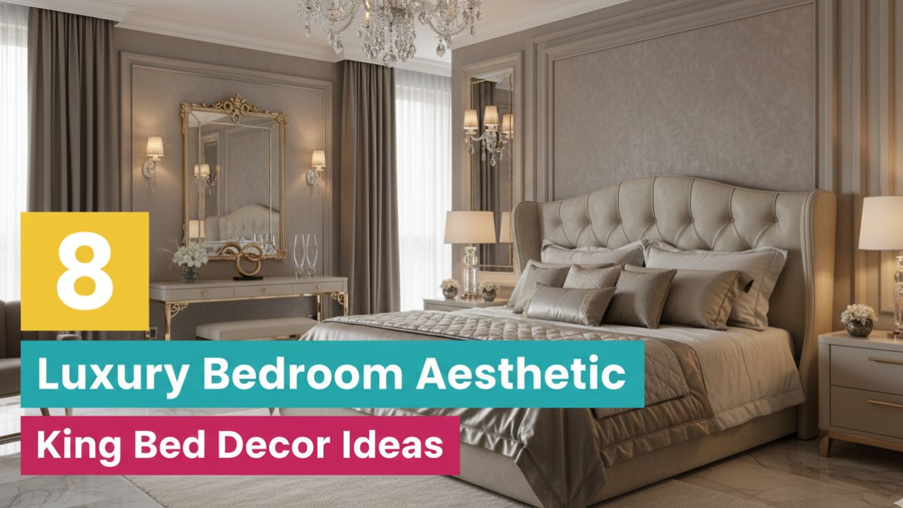 8 Luxury Bedroom Aesthetic King Bed Decor Ideas