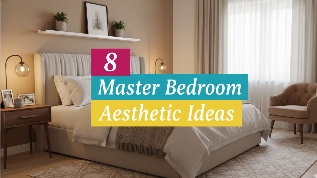 8 Master Bedroom Aesthetic Ideas for Small Spaces