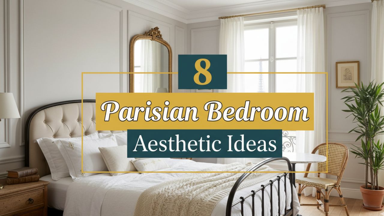 8 Parisian Bedroom Aesthetic Ideas on a Budget