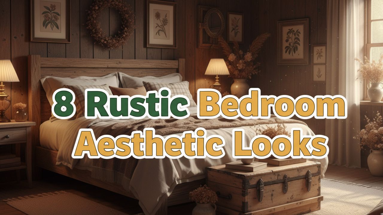 8 Rustic Bedroom Aesthetic Looks with Cottagecore Vibes