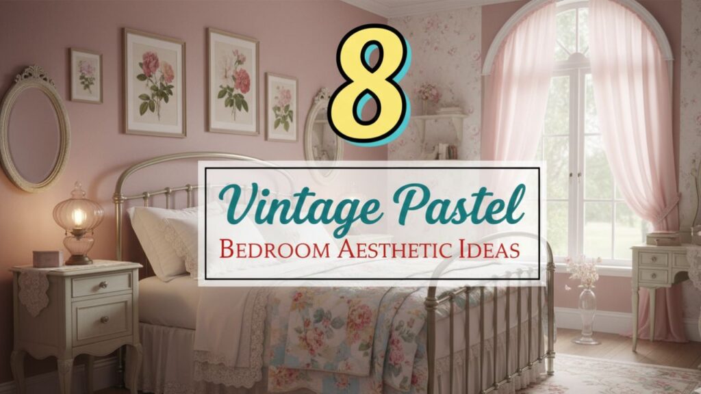 8 Vintage Pastel Bedroom Aesthetic Ideas with a Romantic Touch
