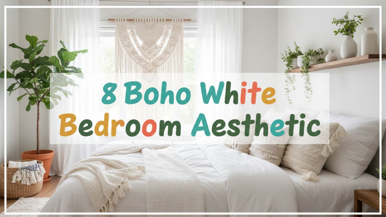 8 Ways to Incorporate a Boho White Bedroom Aesthetic