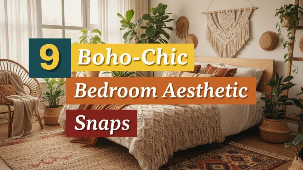 9 Boho-Chic Bedroom Aesthetic Snaps for Laid-Back Souls