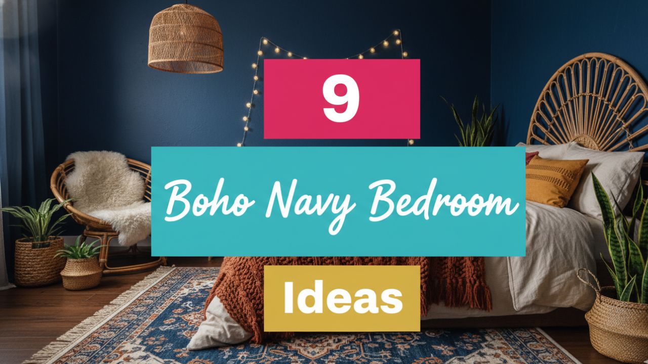 9 Boho Navy Bedroom Aesthetic Ideas