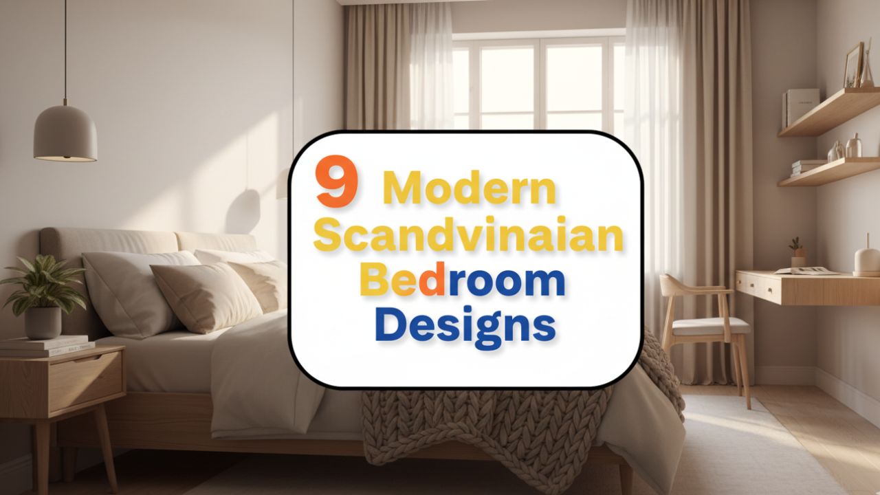 9 Modern Scandinavian Bedroom Designs That Feel Calm, Not Cold