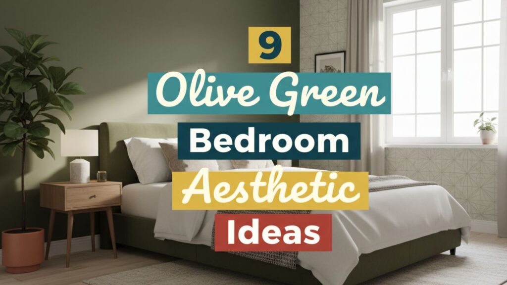 9 Olive Green Bedroom Aesthetic Ideas for Small Rooms