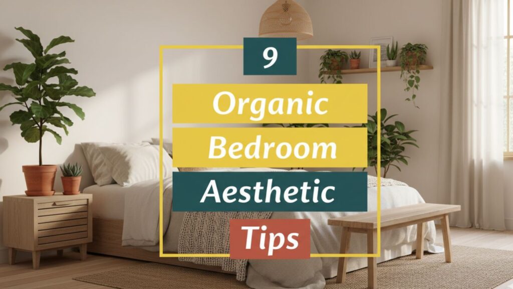 9 Organic Bedroom Aesthetic Tips for a Fresh, Airy Space