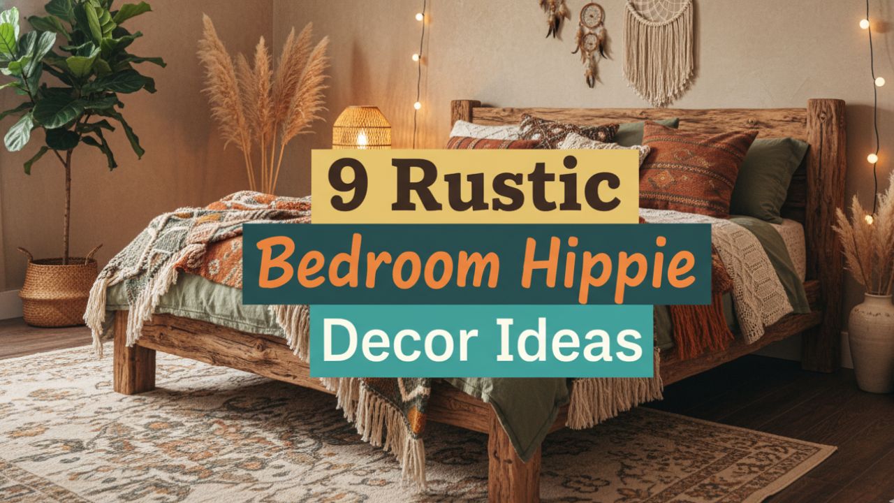 9 Rustic Bedroom Aesthetic Hippie Decor Ideas for Cozy Spaces