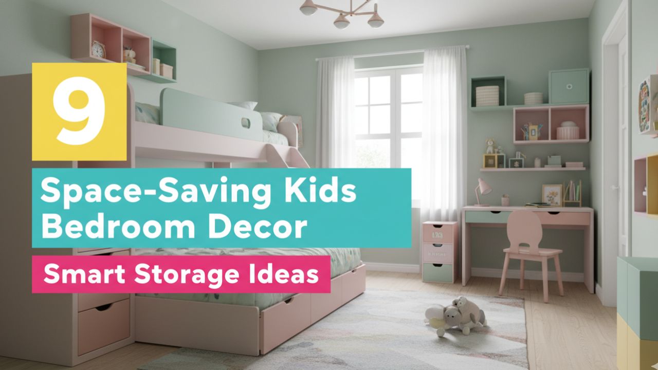 9 Space-Saving Bedroom Aesthetic Kids Decor