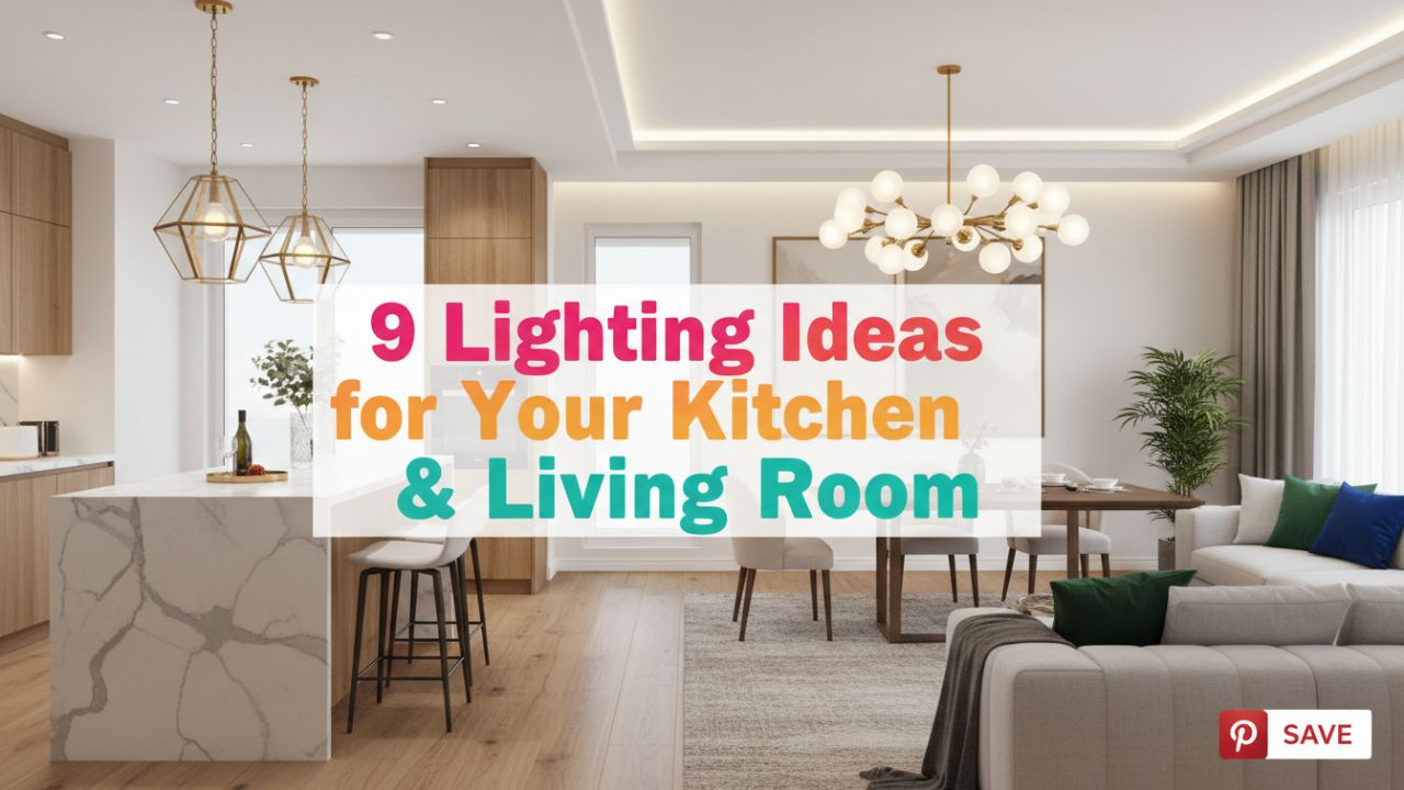 9 Stunning Lighting Ideas for Your Kitchen and Living Room
