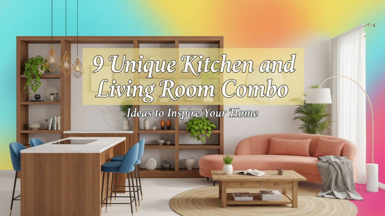 9 Unique Ideas for a Kitchen and Living Room Combo