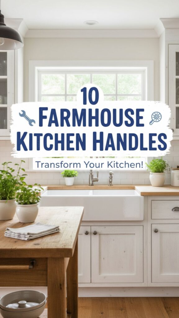 1. 10 Farmhouse Kitchen Handles That Bring Warmth to Your Home